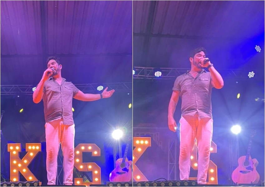 Cantor Kiko Salli se apresentou em Livramento de Nossa Senhora