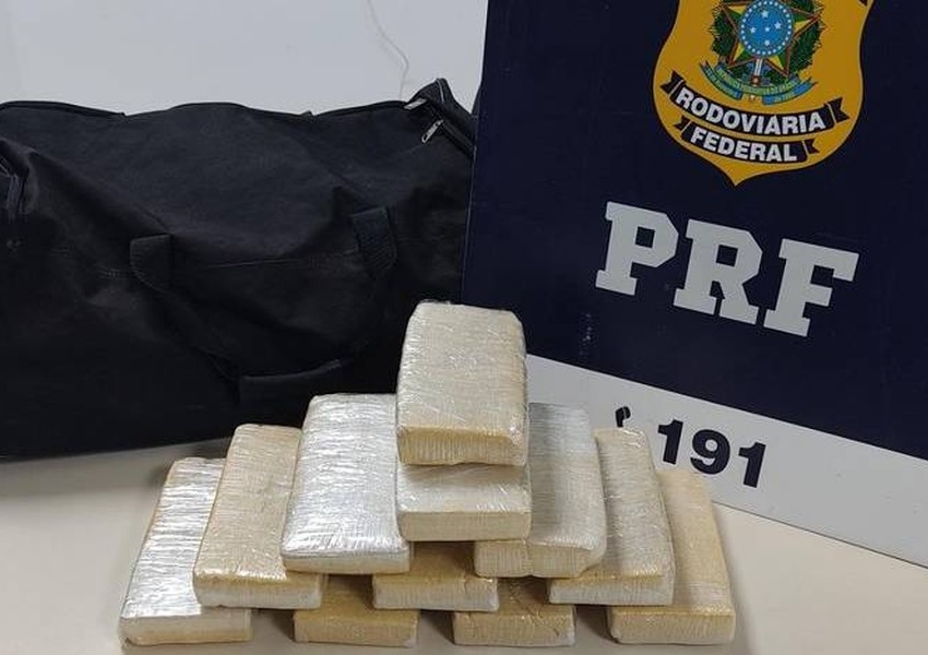 Conquista: Mulher é presa com 11 kg de pasta base de cocaína