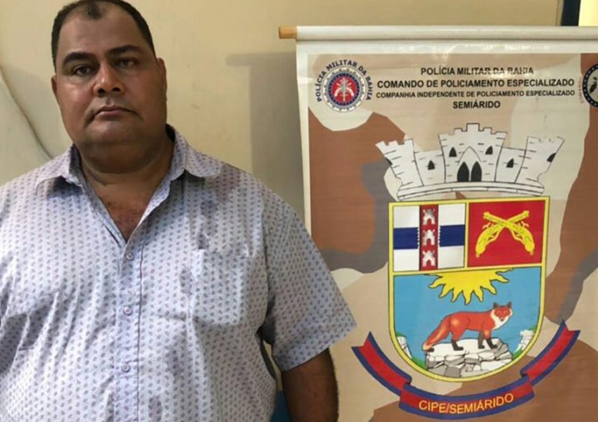 PM baiana localiza foragido do estado de Goiás na cidade de Irecê