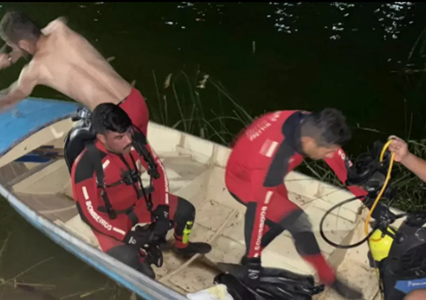 Aracatu: Bombeiros resgatam corpo de homem que se afogou na Lagoa das Gameleiras