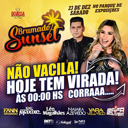 Brumado Sunset: Tem virada de preços hoje à meia-noite; evento acontece neste sábado (23)