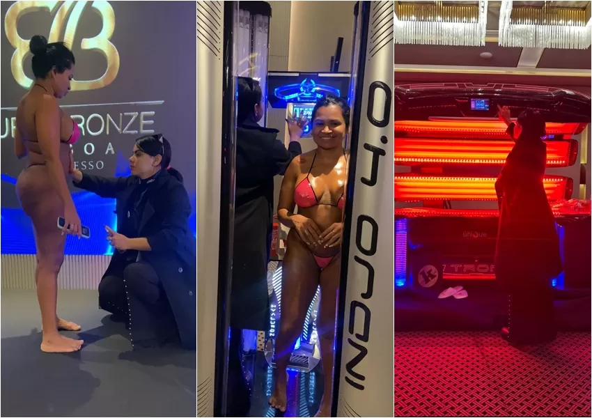 Personal bronze Tamyres Andrade retorna de especialização em Lisboa com novidades para o bronzeamento