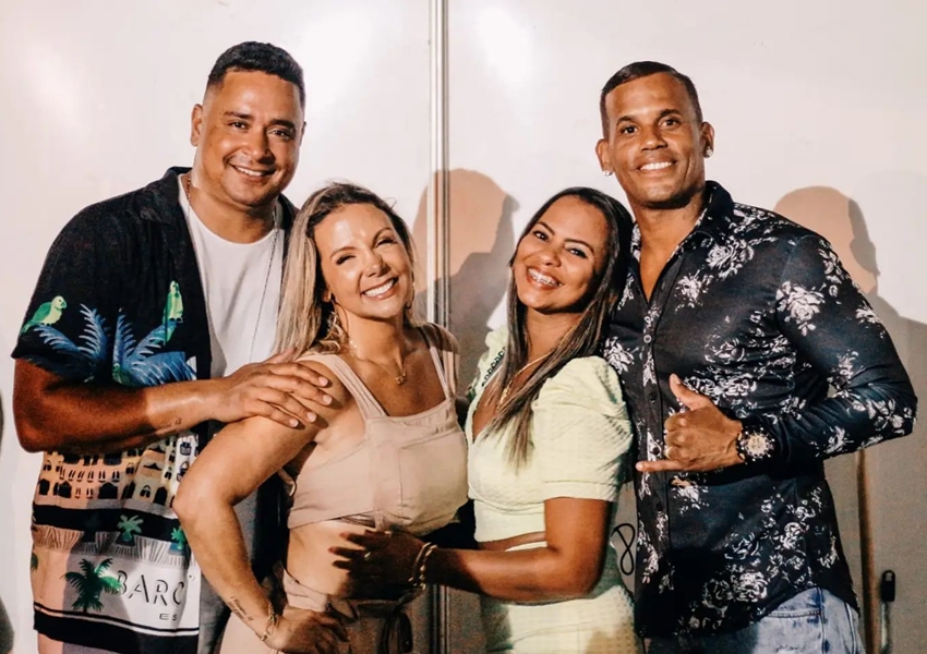 Flavinho marca presença no primeiro show de retorno do Harmonia do Samba