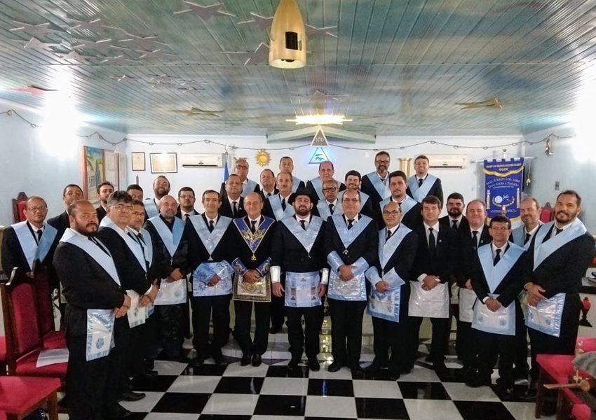 Primeira Sessão Ritualística de 2020 é realizada pela Loja Deus, União e Trabalho Livramentense
