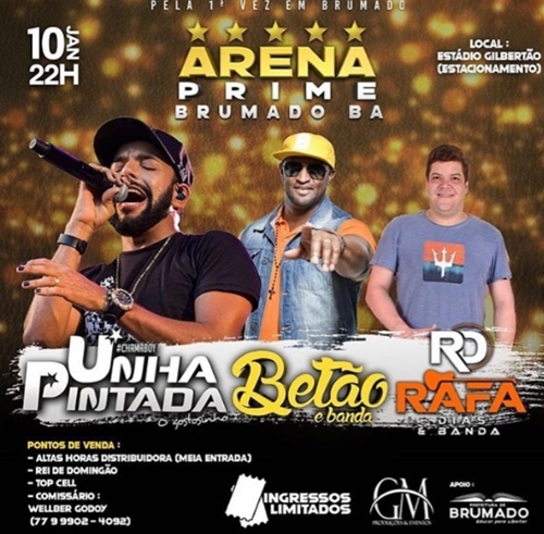 Arena Prime Brumado: Evento acontecerá nesta sexta-feira e promete ser recorde de público