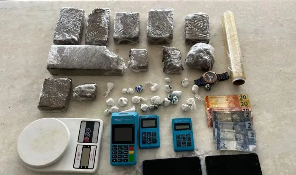 Cipe Cerrado apreende drogas e detém suspeito em Luís Eduardo Magalhães