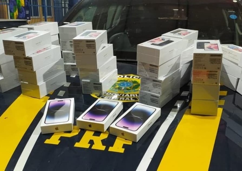 PRF apreende cerca de R$75 mil em mercadorias importadas ilegalmente no oeste baiano