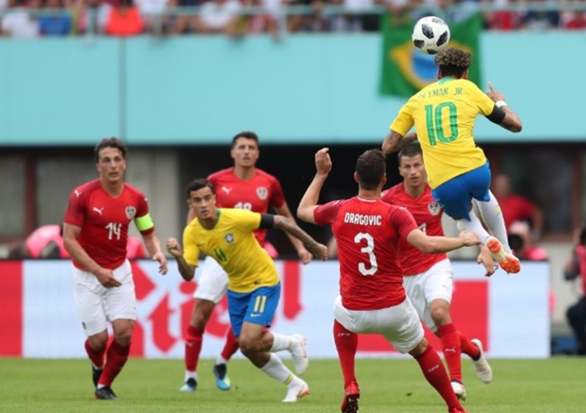 Em último teste antes do Mundial, Brasil vence a Áustria por 3 a 0