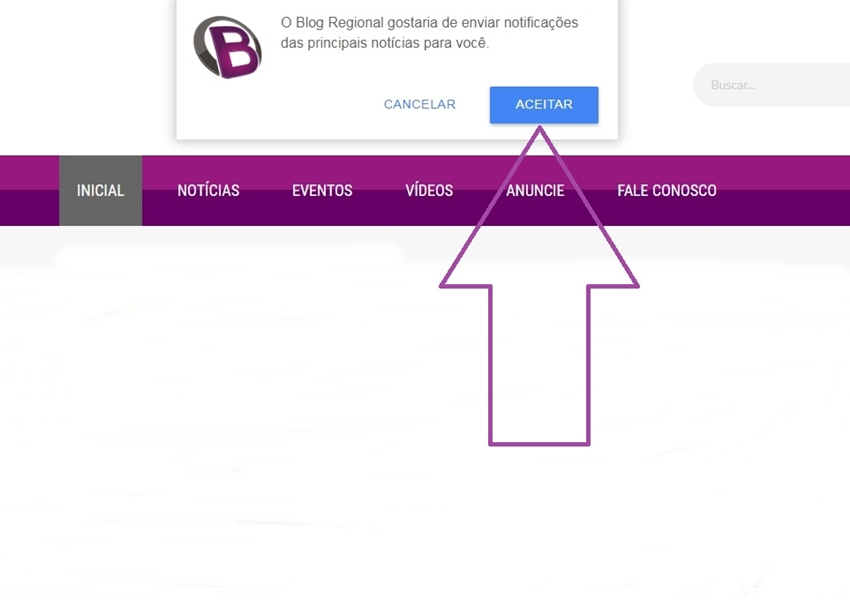 Usuários podem receber notificações a cada nova matéria postada no Blog Regional