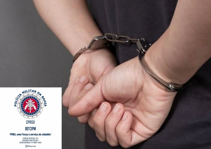 80ª CIPM prende homem por estupro de vulnerável em Encruzilhada