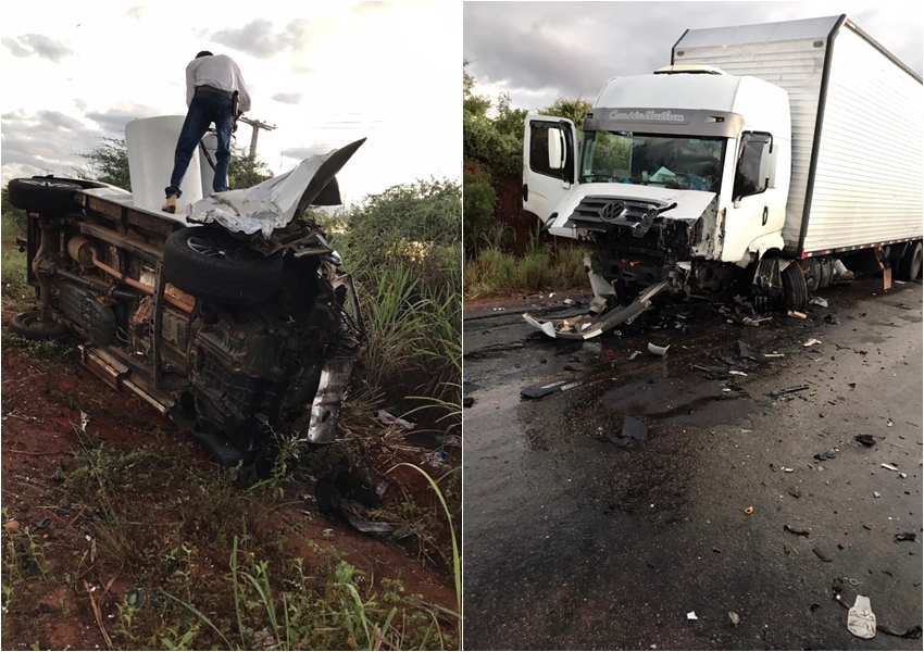 Homem morre após colisão entre Hilux e caminhão entre Caculé e Ibiassucê