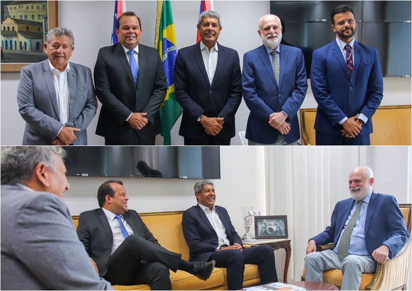 Jerônimo e Geraldo se reúnem com presidente do Tribunal de Justiça