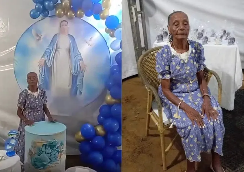 Dona Petronilia celebra 100 anos com festa em Salvador
