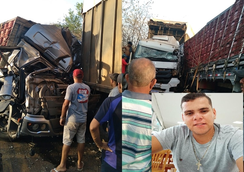 Colisão frontal entre dois caminhões no Norte de Minas mata jovem Livramentense
