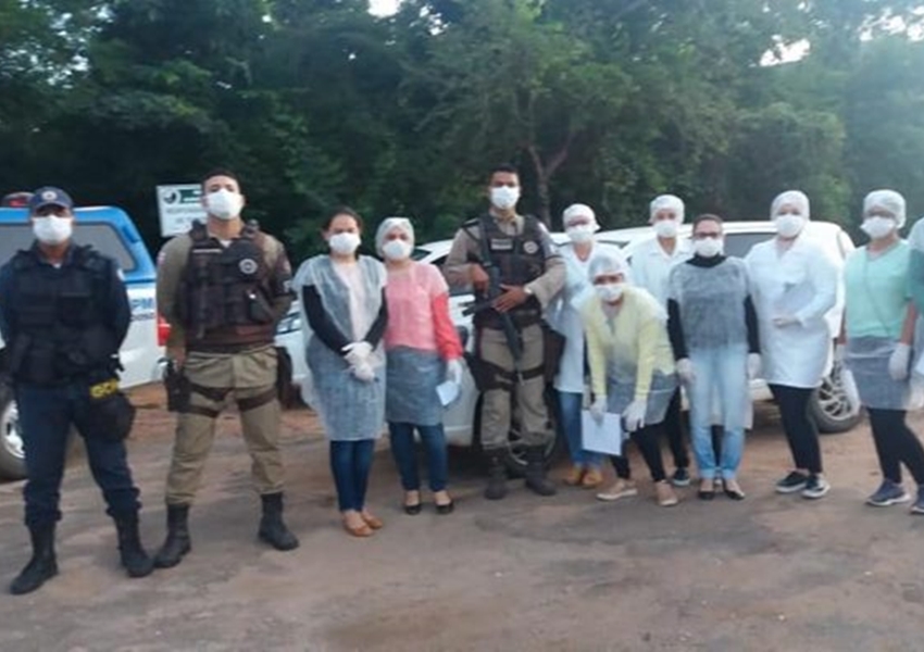 Prefeitura de Érico Cardoso instala posto na entrada da cidade para controle de viajantes