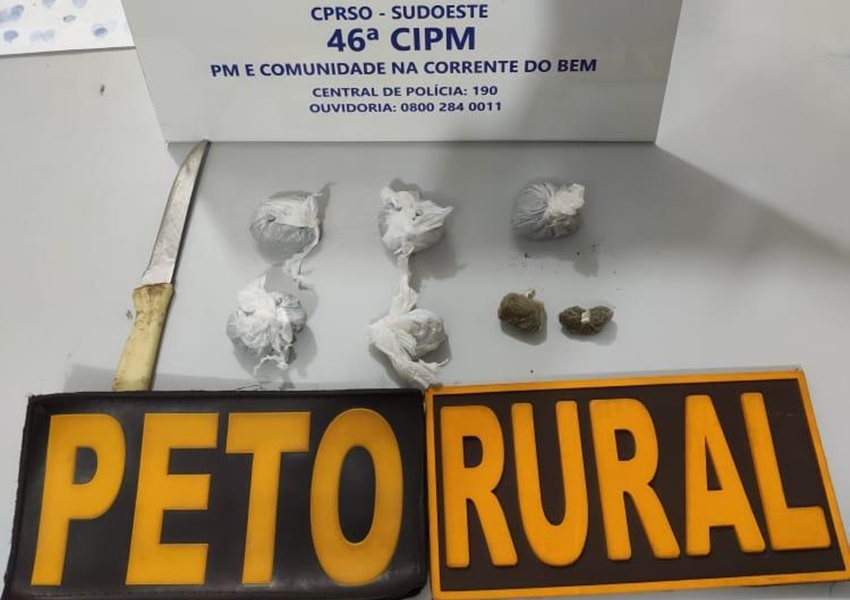 Indivíduos são detidos acusados de tráfico de drogas em Livramento