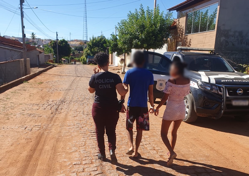 Polícia Civil prende casal acusado de torturar e queimar jovem em Riacho de Santana