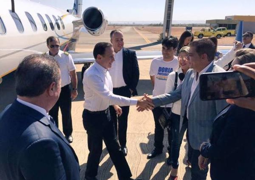 Ministério Público de SP investiga viagens do prefeito de São Paulo, João Doria, ao Nordeste