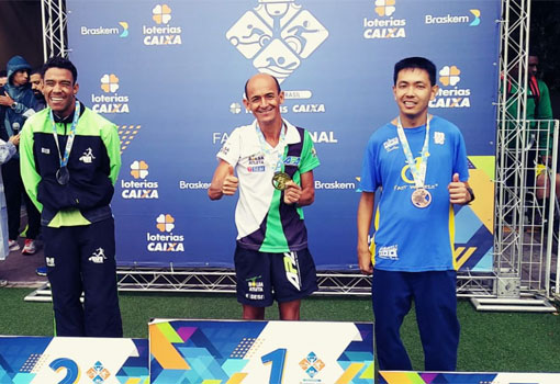 Tõe Corredor conquista 1º lugar nos 1500 e 5000m na 1ª etapa nacional do Circuito Loterias Caixa de Atletismo - Circuito Nacional Paralímpico