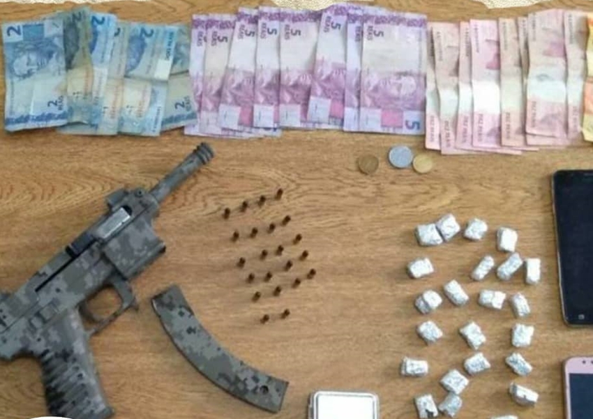 Pistola norte-americana ostentada em redes sociais é apreendida