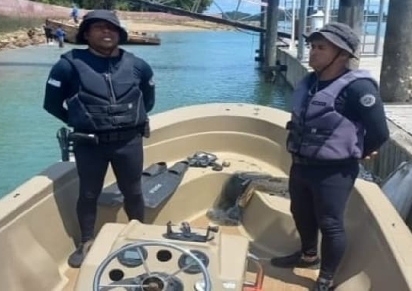 Artefatos explosivos são apreendidos em Vera Cruz durante patrulhamento marítimo