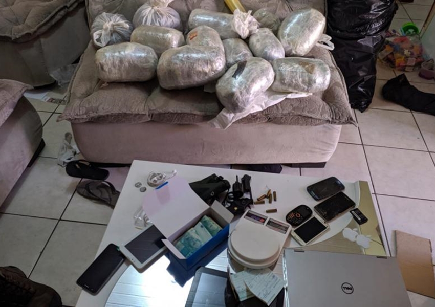Operação das Polícias Militar, Federal e Civil apreende 38kg de maconha em Barra da Estiva 