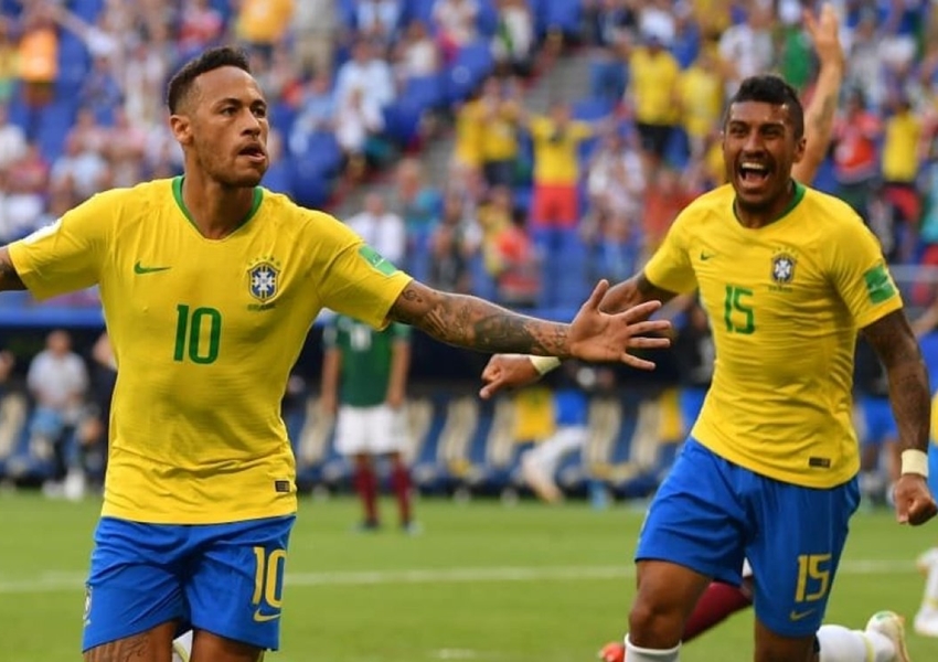 Em jogo duro, Brasil vence México e passa para as quartas de final