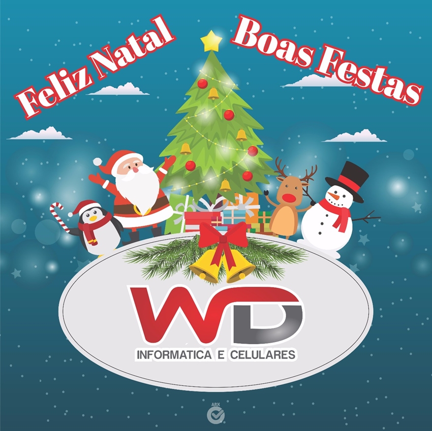 A WD Informática e Celulares deseja aos seus clientes e amigos um Feliz Natal