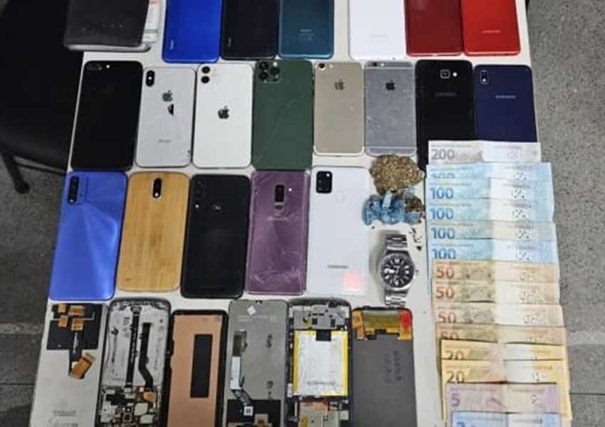 Três homens são presos com 19 celulares furtados em festa na região do Médio Rio de Contas