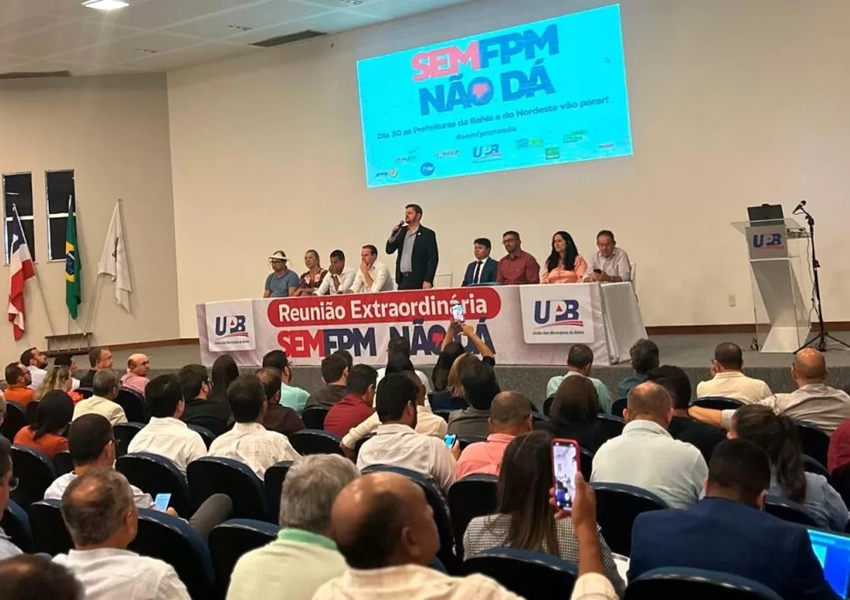 Prefeitos baianos realizam reunião emergencial devido a queda no FPM