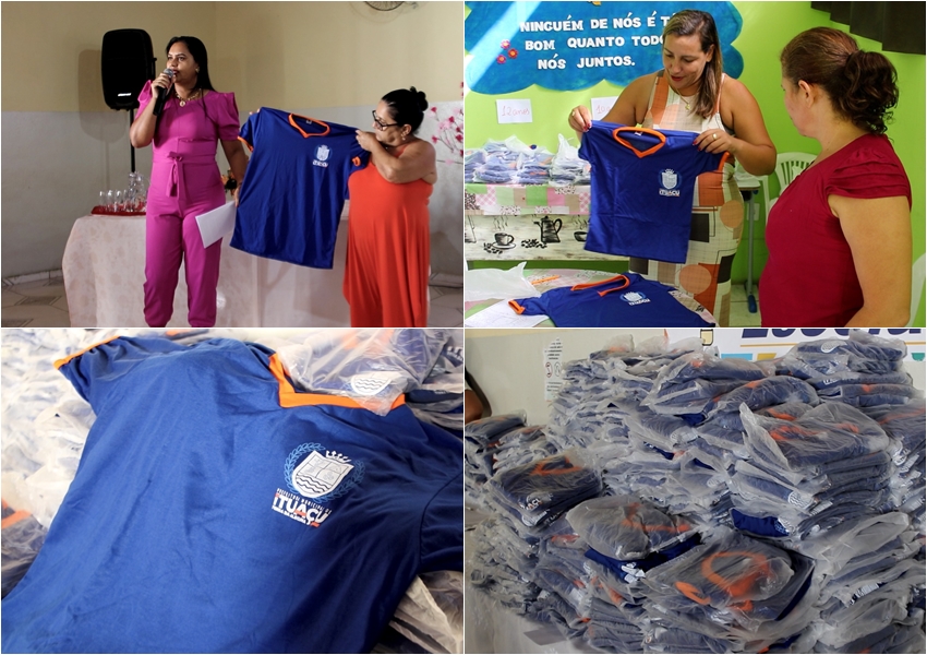 Prefeitura de Ituaçu distribui uniformes escolares para alunos da rede municipal