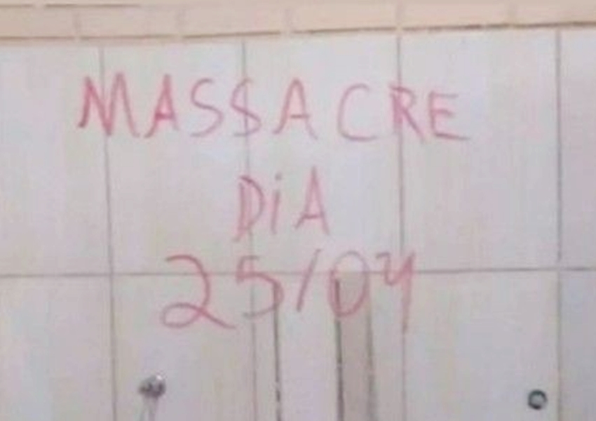 Colégio suspende provas após ameaça de massacre; esse é o 5º caso apenas neste mês