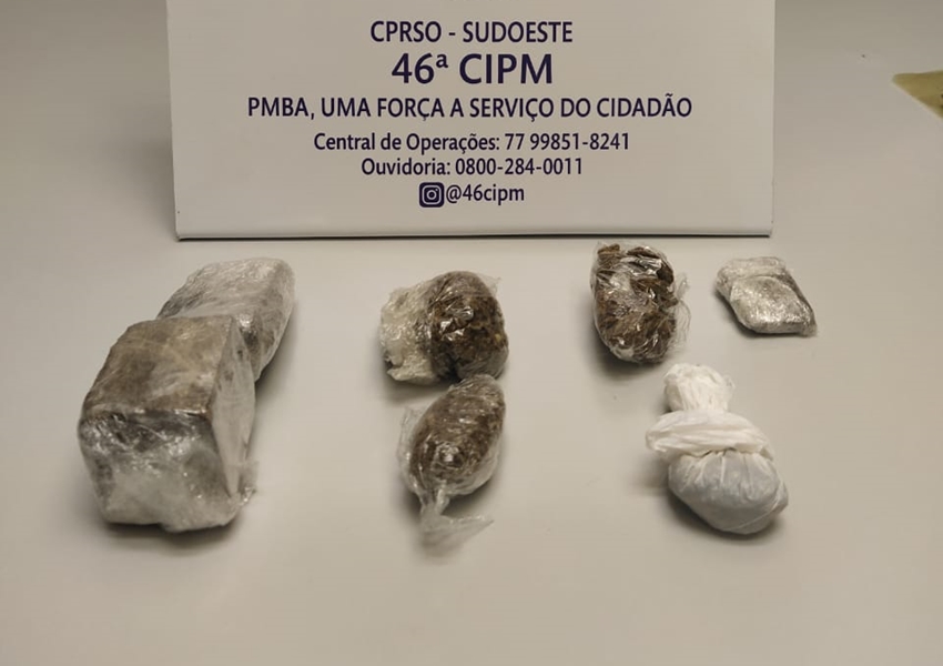 Homem é detido acusado de tráfico de drogas