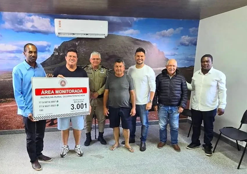 Marquinho Viana celebra conquista de Patrulha Rural da Polícia Militar para Barra da Estiva