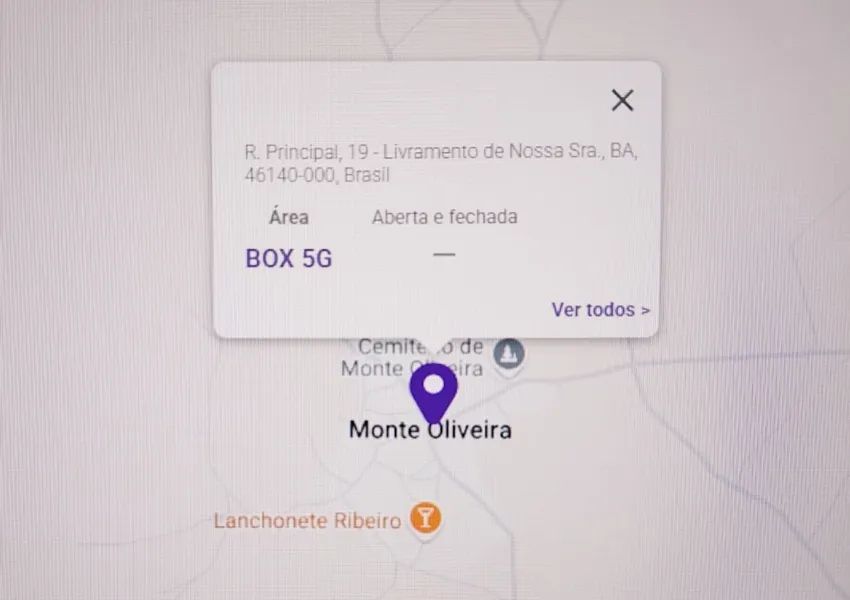 Monte Oliveira e Várzea, em Livramento de Nossa Senhora, recebem tecnologia 4G da Vivo