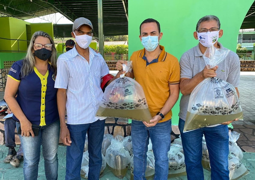Piscicultores de Ituaçu recebem 30 mil alevinos de tambaqui