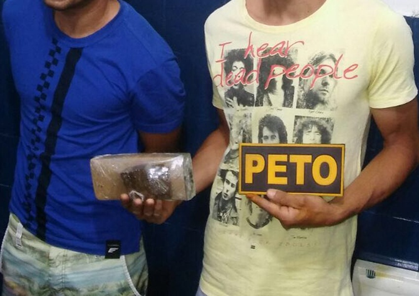 Polícia Militar apreende quase 1kg de maconha em Livramento; dois homens foram presos