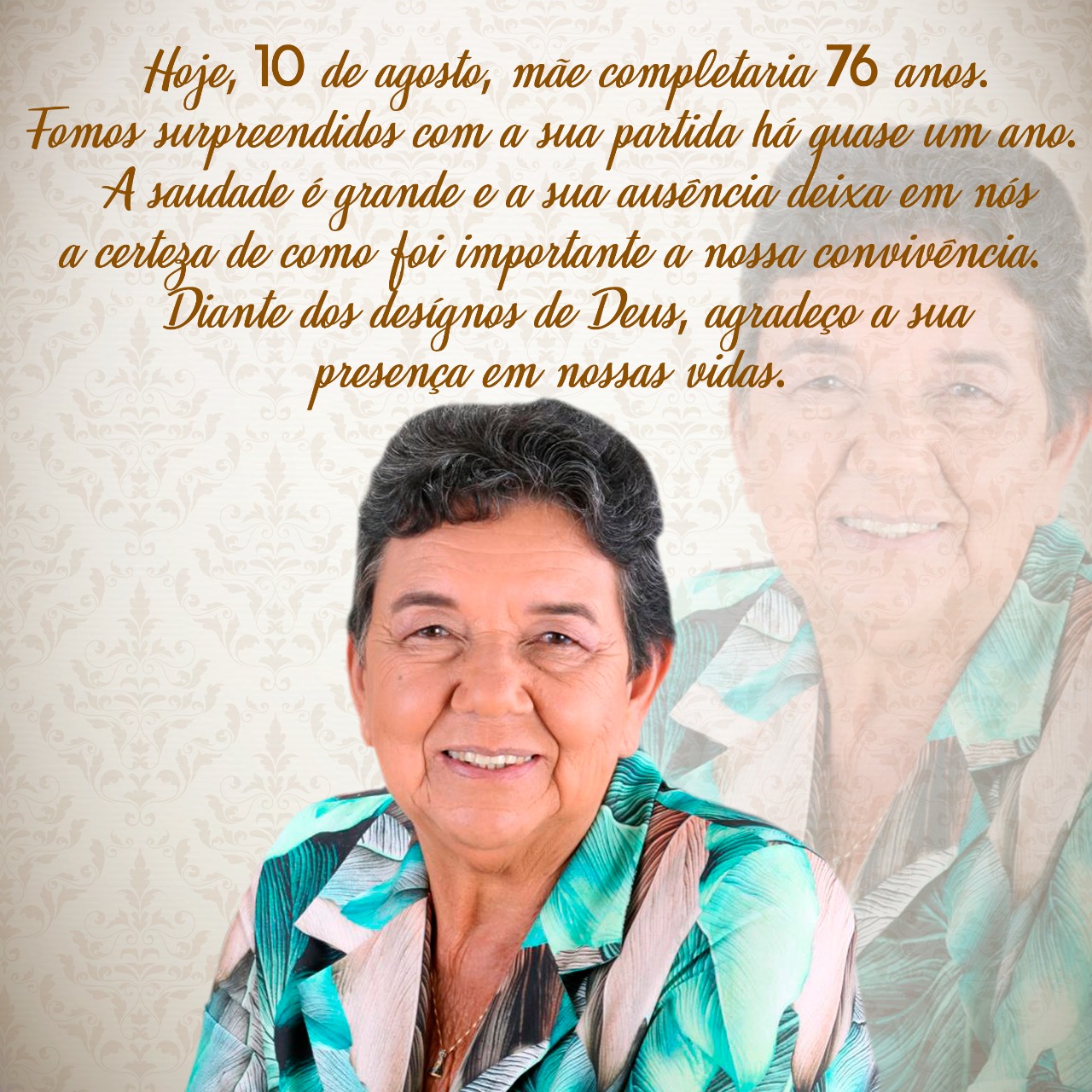 Deputado Marquinho Viana lembra os 76 anos de idade que a ex-prefeita Ana Lucia completaria hoje