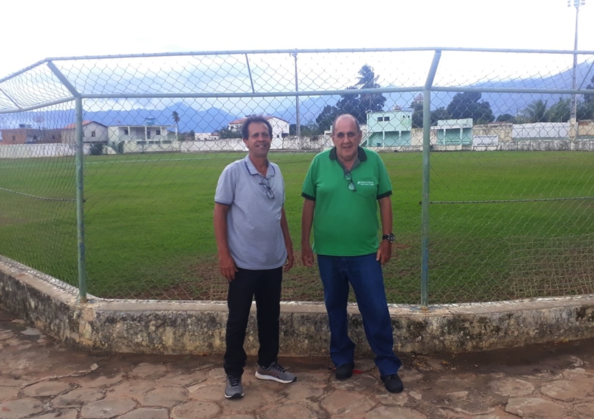 Livramento: visita técnica é realizada no Estádio Dr. Edilson Pontes, local onde devem ocorrer as semifinais e final do Campeonato Rural 2022