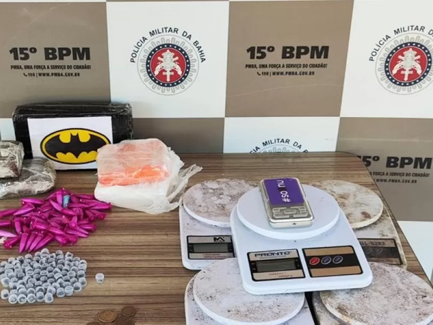 Polícia Militar apreende grande quantidade de drogas em Itabuna