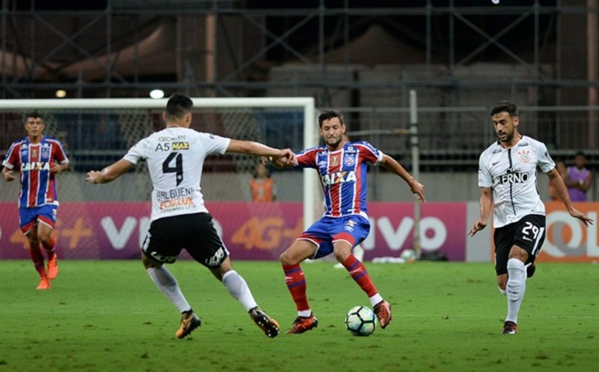 Bahia vence Corinthians por 2 a 0 e se afasta da zona de rebaixamento