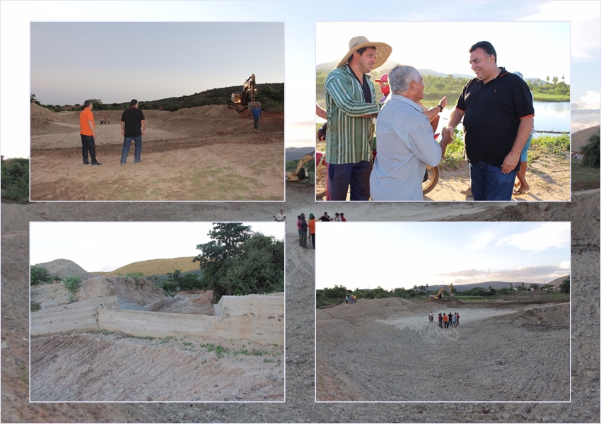 Livramento: Prefeito visita serviços de ampliação e reparos na Lagoa de Daniel