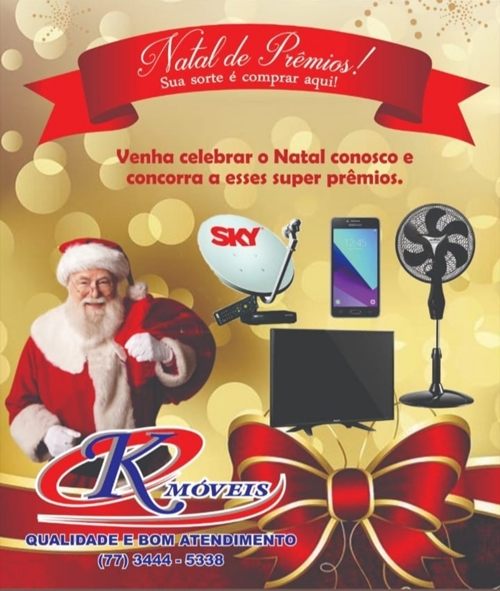 Loja K Móveis é eleita a melhor loja no setor de Móveis e Eletrodoméstico e lança duas super promoções de fim de ano