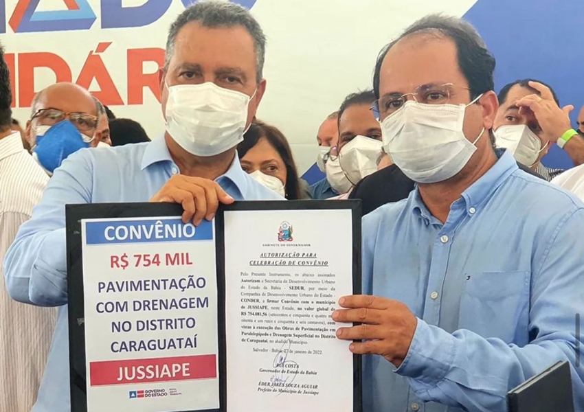 Convênio para pavimentação de distrito em Jussiape é publicado no Diário Oficial