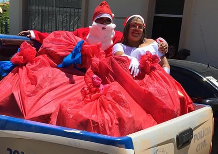 Brumado: Polícia Civil leva alegria às crianças da Creche Mariany Vitória