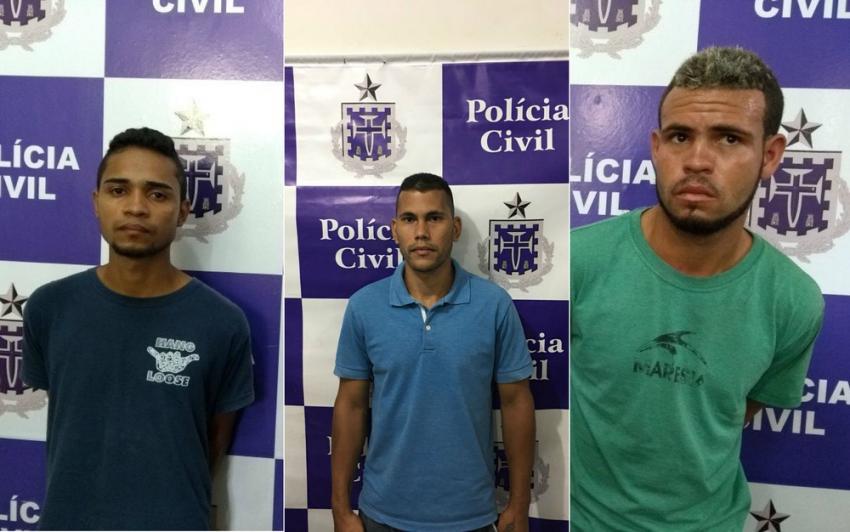 Três homens são presos acusados de participar do roubo a fórum de Itapetinga