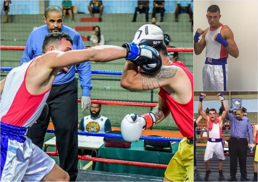 Livramentense Ron Silva é campeão no Campeonato Mineiro de Boxe; a luta aconteceu em Belo Horizonte