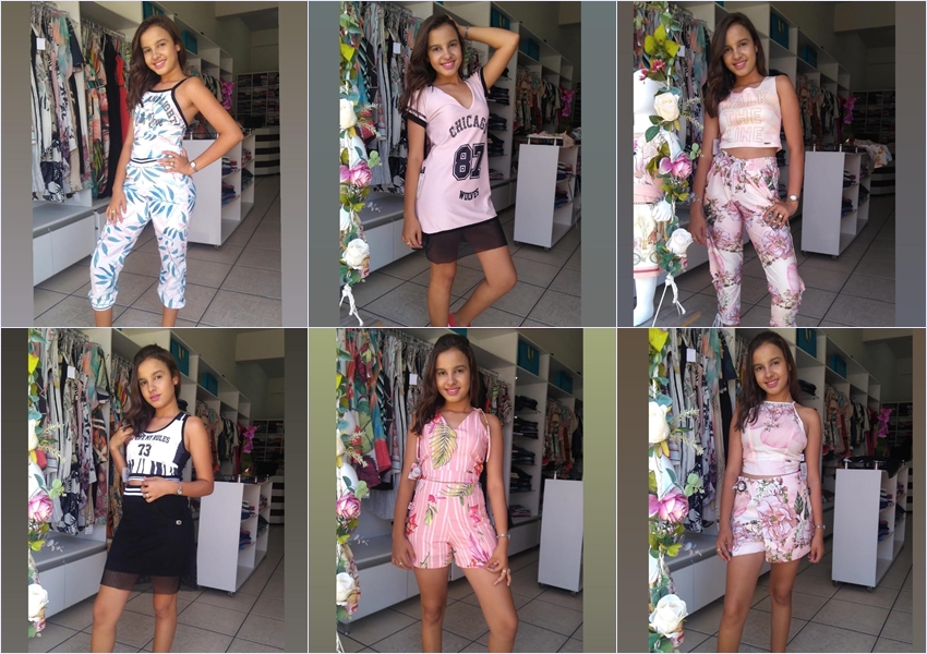 Loja Rosa Linda Modas acaba de receber grandes novidades da coleção infanto juvenil; venha conferir