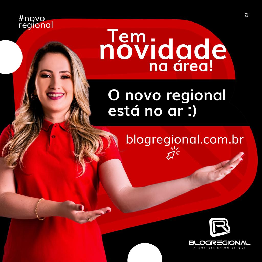 Tem novidade na área, novo site Blog Regional entra no ar