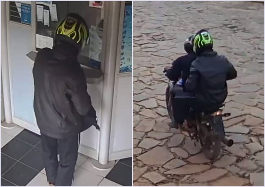 Dupla armada foge em moto após assaltar lotérica em Rio de Contas